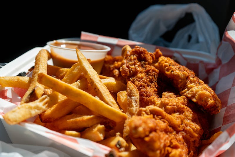 Tender Combo with 4 tenders, fries, and drink